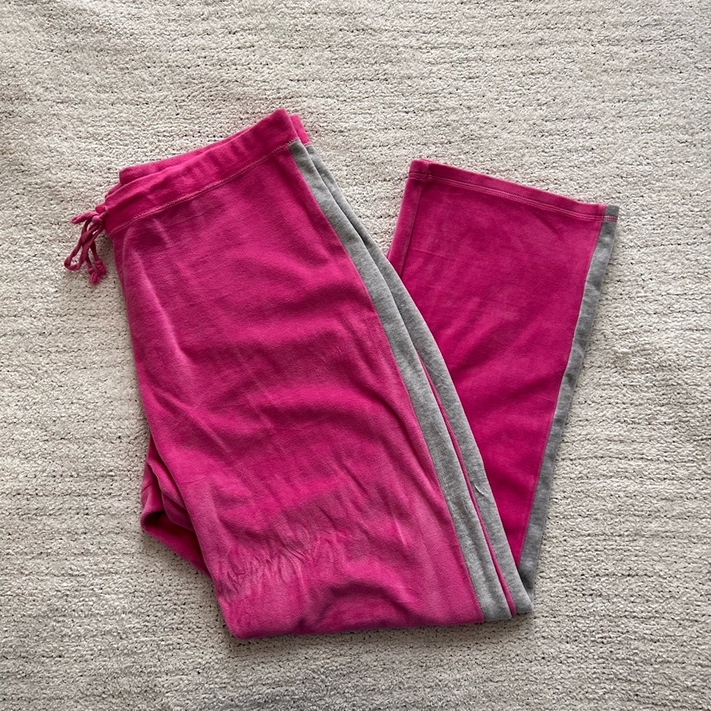 Pink tracksuit pants